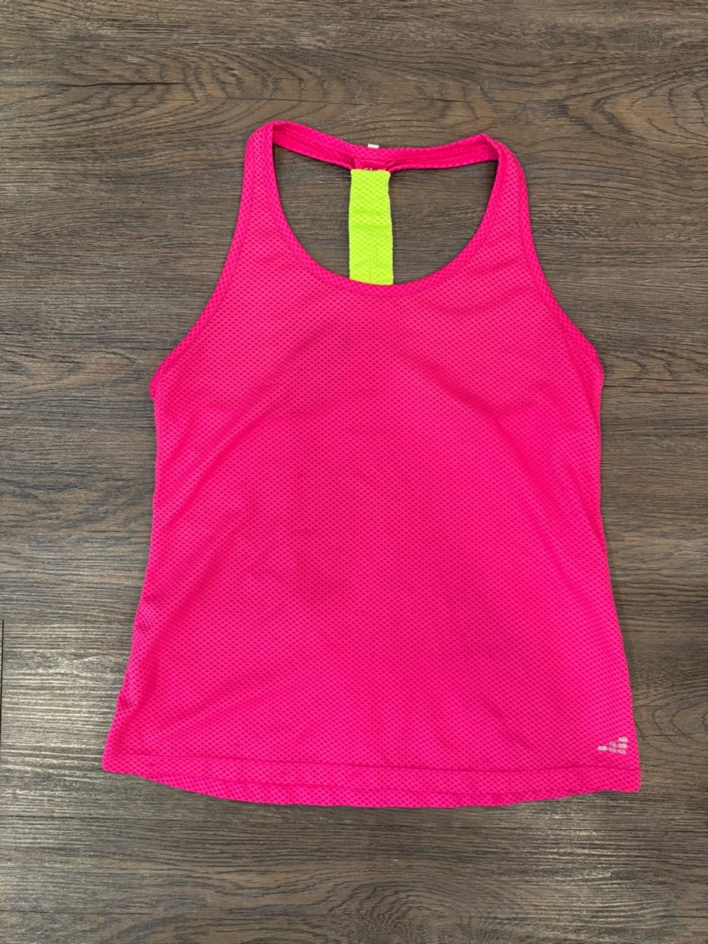 Women’s Pink and Yellow BCG Tru-Wick Tank Top Size Medium